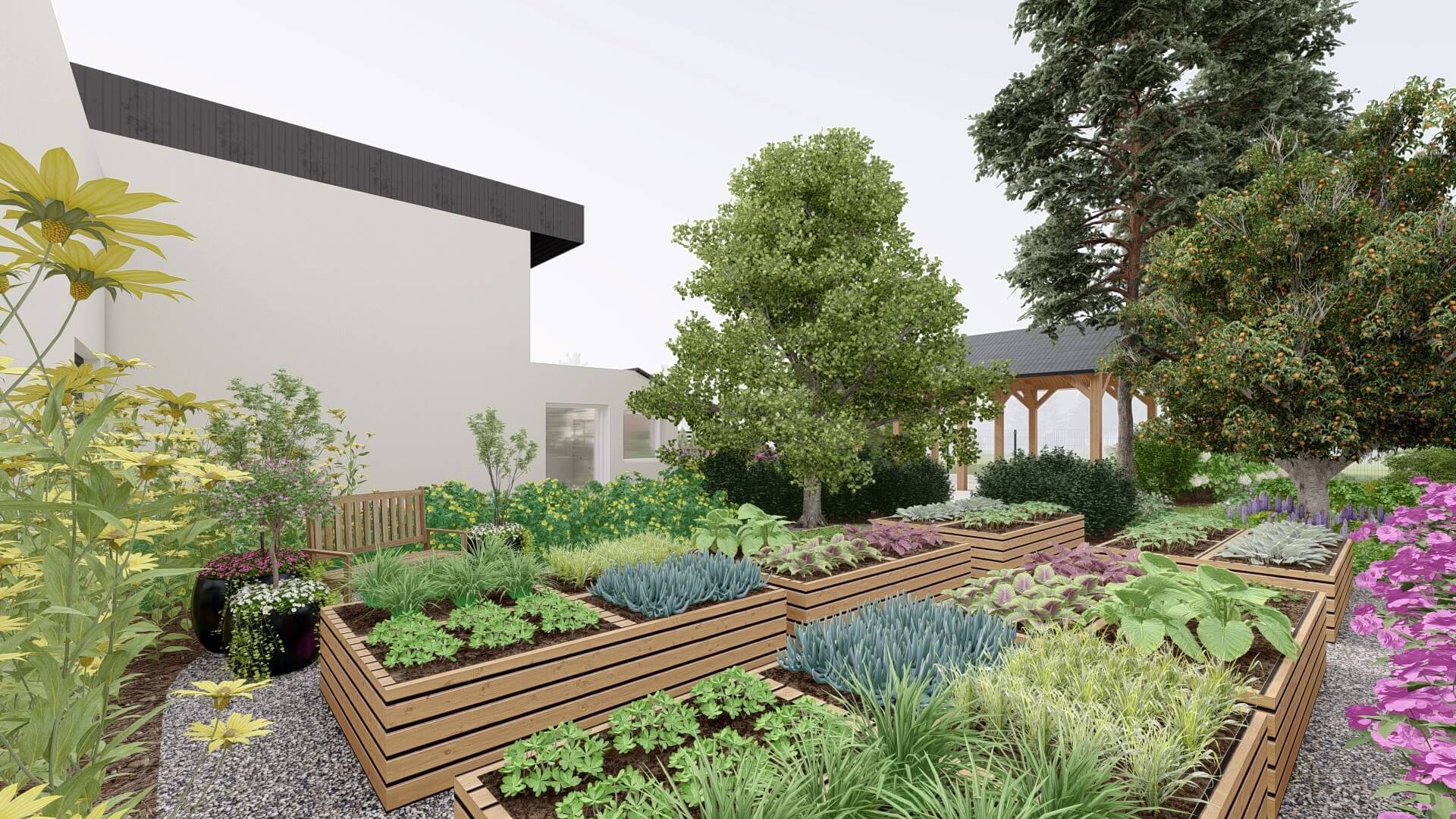 OGRÓD OCIEKAJĄCY OBFITOŚCIĄ | Katowice